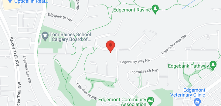 map of 4111 EDGEVALLEY LD NW